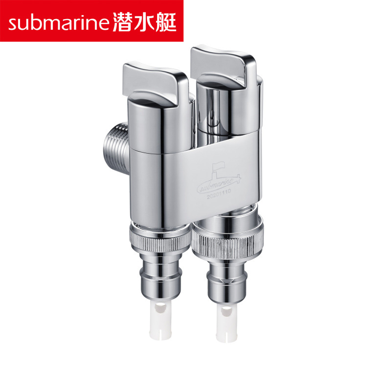 F403一进二出双控水嘴