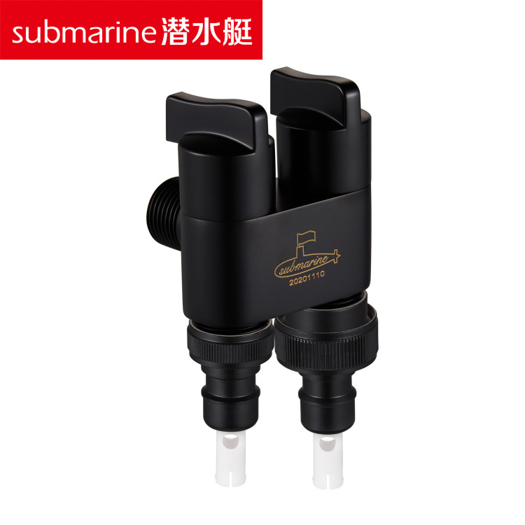 F403B一进二出双控水嘴
